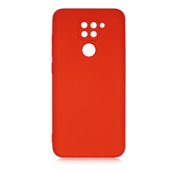 Xiaomi Redmi Note 9 Kılıf Zore Mara Lansman Kapak Kırmızı