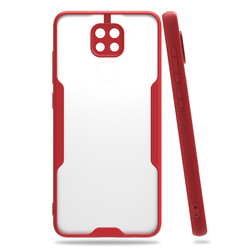 Xiaomi Redmi Note 9 Kılıf Zore Parfe Kapak Kırmızı
