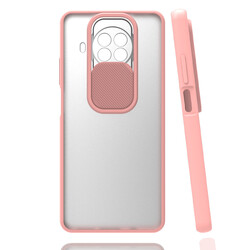 Xiaomi Redmi Note 9 Pro 5G Case Zore Lensi Cover Light Pink