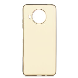 Xiaomi Redmi Note 9 Pro 5G Case Zore Premier Silicon Cover Gold