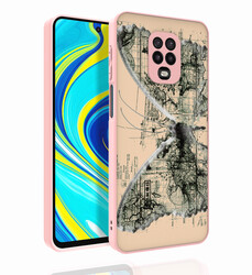 Xiaomi Redmi Note 9 Pro Case Patterned Camera Protection Glossy Zore Nora Cover NO4