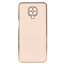 Xiaomi Redmi Note 9 Pro Case Zore Bark Cover Rose Gold
