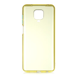 Xiaomi Redmi Note 9 Pro Case Zore Bistro Cover Yellow