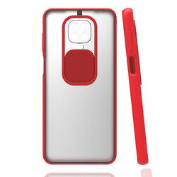 Xiaomi Redmi Note 9 Pro Case Zore Lensi Cover Red