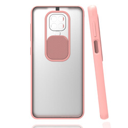 Xiaomi Redmi Note 9 Pro Case Zore Lensi Cover Light Pink