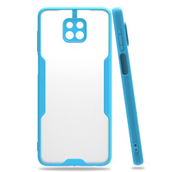 Xiaomi Redmi Note 9 Pro Case Zore Parfe Cover Blue