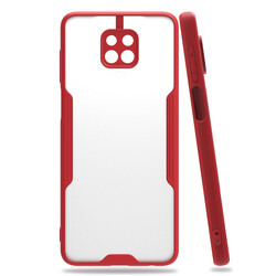 Xiaomi Redmi Note 9 Pro Case Zore Parfe Cover Red