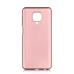 Xiaomi Redmi Note 9 Pro Case Zore Premier Silicon Cover Rose Gold