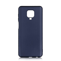 Xiaomi Redmi Note 9 Pro Case Zore Premier Silicon Cover Navy blue