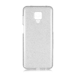 Xiaomi Redmi Note 9 Pro Case Zore Shining Silicon Grey