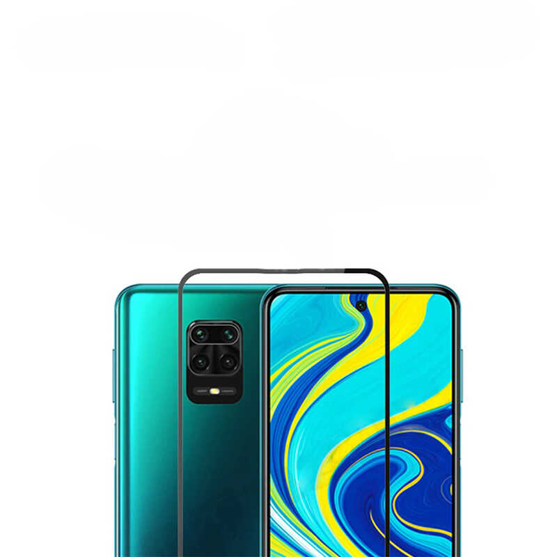 Xiaomi Redmi Note 9 Pro Zore Kenarları Kırılmaya Dayanıklı Cam Ekran Koruyucu - 4