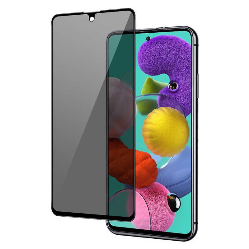 Xiaomi Redmi Note 9 Pro Zore New 5D Privacy Tempered Screen Protector - 2