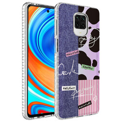 Xiaomi Redmi Note 9S Case Airbag Edge Colorful Patterned Silicone Zore Elegans Cover NO8