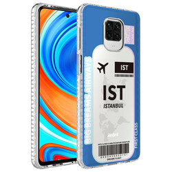 Xiaomi Redmi Note 9S Case Airbag Edge Colorful Patterned Silicone Zore Elegans Cover NO4
