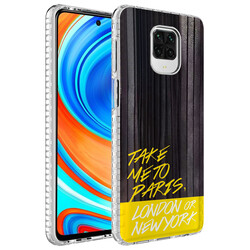 Xiaomi Redmi Note 9S Case Airbag Edge Colorful Patterned Silicone Zore Elegans Cover NO3