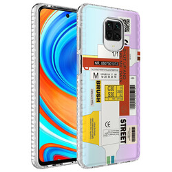 Xiaomi Redmi Note 9S Case Airbag Edge Colorful Patterned Silicone Zore Elegans Cover NO2