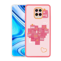 Xiaomi Redmi Note 9S Case Zore M-Fit Patterned Cover Love Story No2