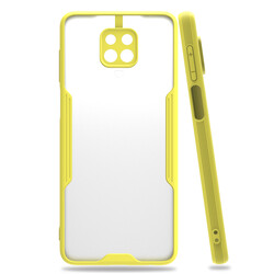 Xiaomi Redmi Note 9S Case Zore Parfe Cover Yellow