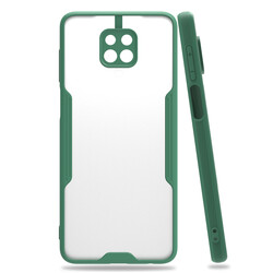 Xiaomi Redmi Note 9S Case Zore Parfe Cover Dark Green