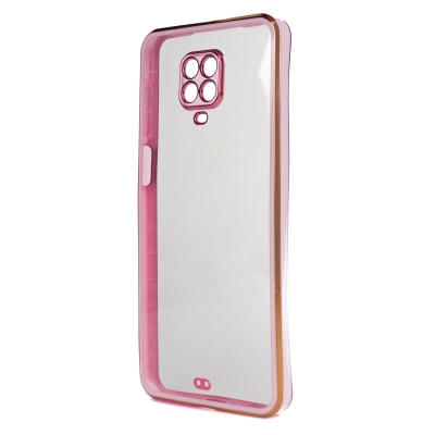 Xiaomi Redmi Note 9S Case Zore Voit Clear Cover Pink