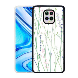 Xiaomi Redmi Note 9S Kılıf Zore M-Fit Desenli Kapak Flower No4