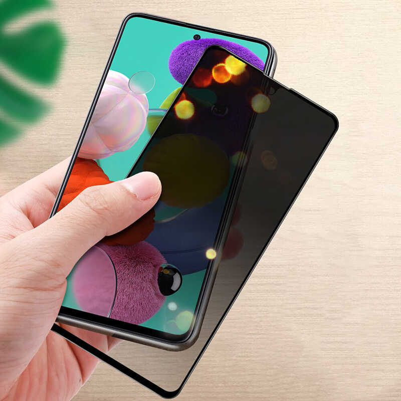 Xiaomi Redmi Note 9S Zore New 5D Privacy Tempered Screen Protector - 6
