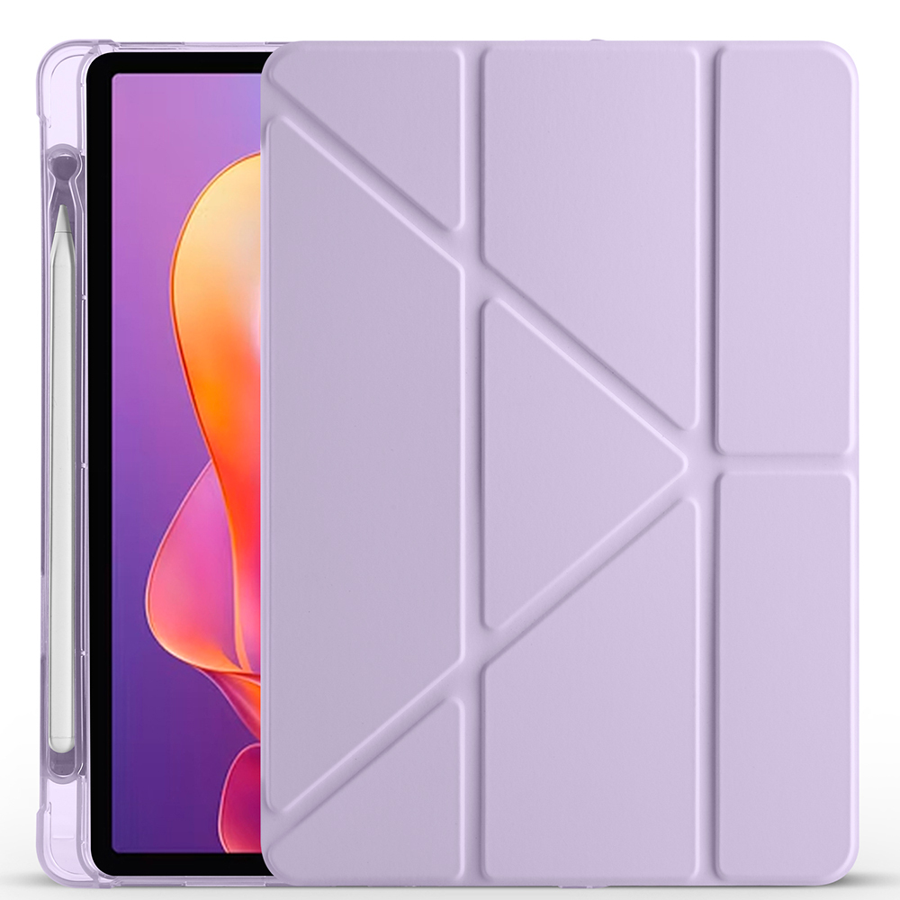 Xiaomi Redmi Pad 2 Kılıf Zore Tri Folding Kalem Bölmeli Standlı Kılıf - 8