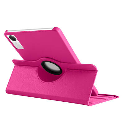 Xiaomi Redmi Pad SE Zore Rotation Cover Case Dark Pink