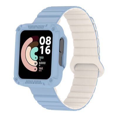 Xiaomi Redmi Watch 1 Silicone Band Zore KRD-105 Strap Mavi-Starlight