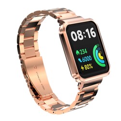 Xiaomi Redmi Watch 2 Lite Zore KRD-60 Metal Cord Rose Gold