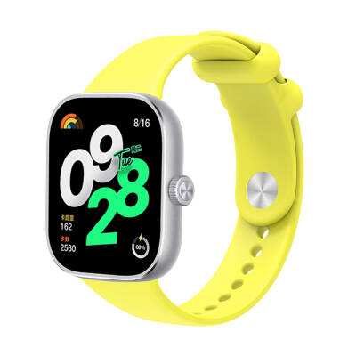 Xiaomi Redmi Watch 4 Zore KRD-109 Silicone Band Yellow