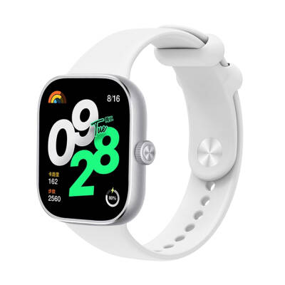 Xiaomi Redmi Watch 4 Zore KRD-109 Silicone Band White