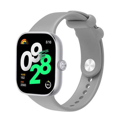 Xiaomi Redmi Watch 4 Zore KRD-109 Silicone Band Grey