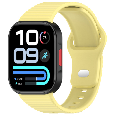 Xiaomi Redmi Watch 6 Zore KRD-164 Silikon Kordon Sarı