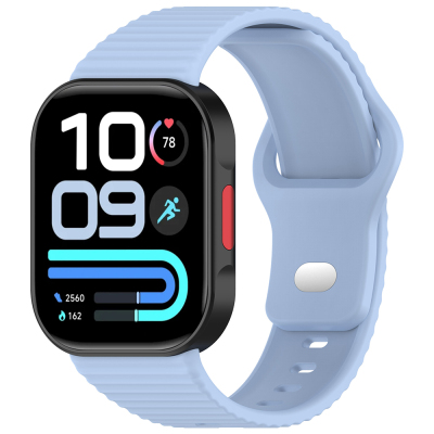 Xiaomi Redmi Watch 6 Zore KRD-164 Silikon Kordon Açık Mavi