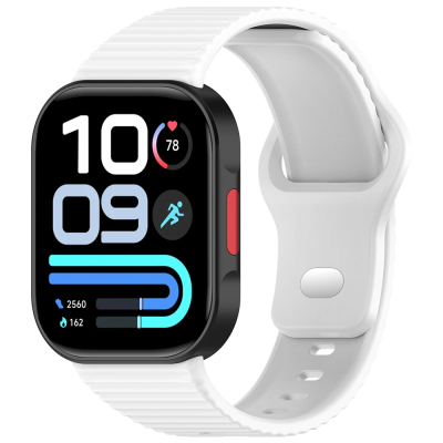 Xiaomi Redmi Watch 6 Zore KRD-164 Silikon Kordon Beyaz