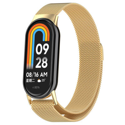 Xiaomi Smart Band 8 Zore KRD-01 Metal Band Gold