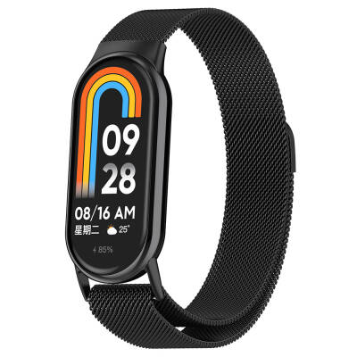 Xiaomi Smart Band 8 Zore KRD-01 Metal Band Black