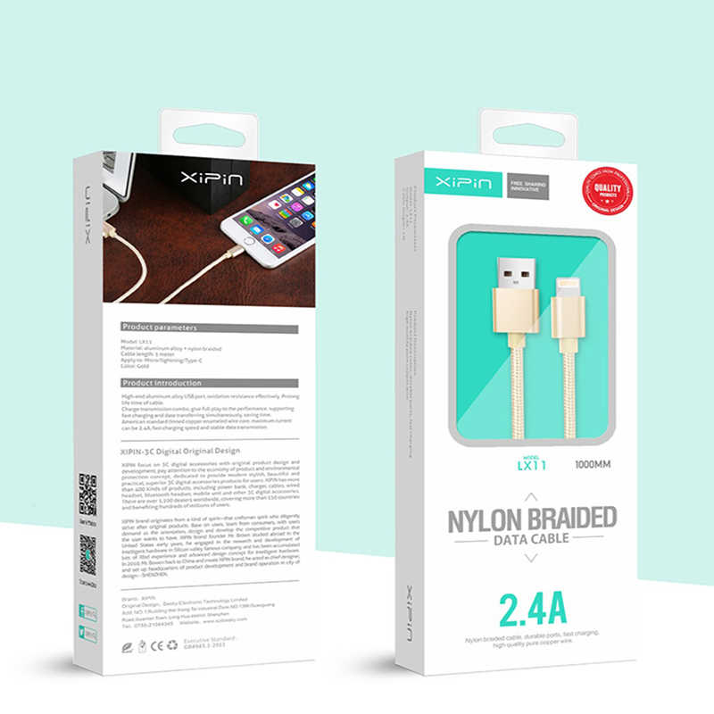 Xipin LX11 Lightning Gold Usb Cable - 1