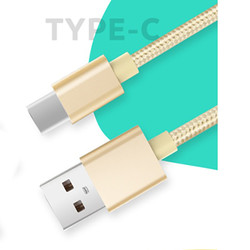 Xipin LX11 Type-C Gold Usb Kablo Gold