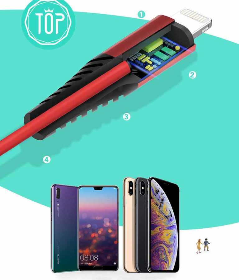 Xipin LX21 Micro Usb Cable 1.2 M - 5