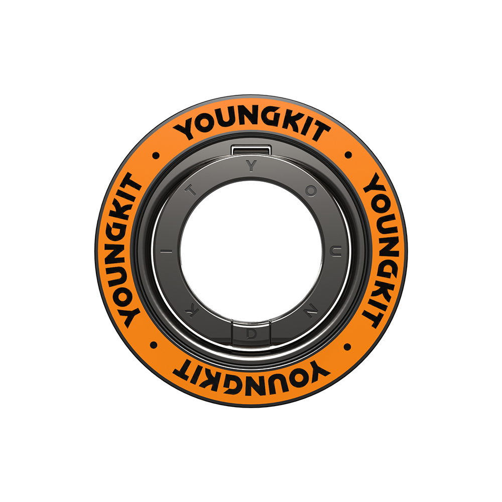 Youngkit Magnetik 360 Derece Dönebilen Double Ring Serisi Parmak Ring Stand - 2