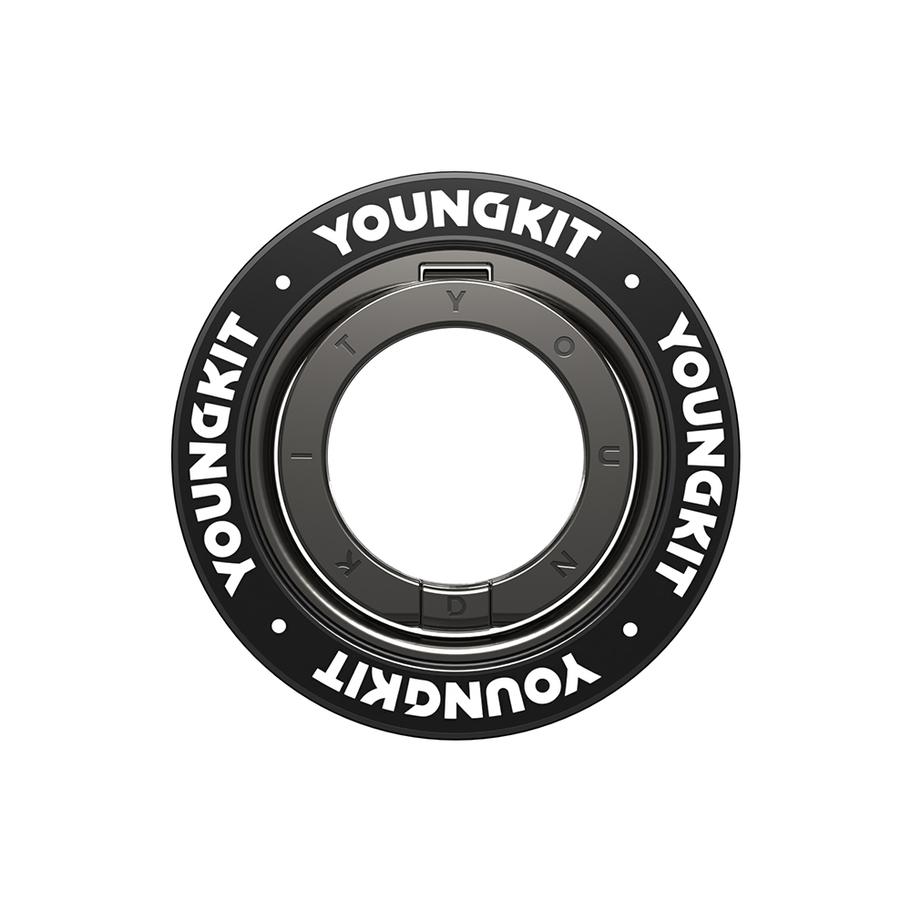 Youngkit Magnetik 360 Derece Dönebilen Double Ring Serisi Parmak Ring Stand - 3