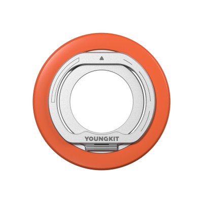 Youngkit Magnetik 360 Derece Dönebilen Dual Fold Rotating Serisi Parmak Ring Stand Turuncu