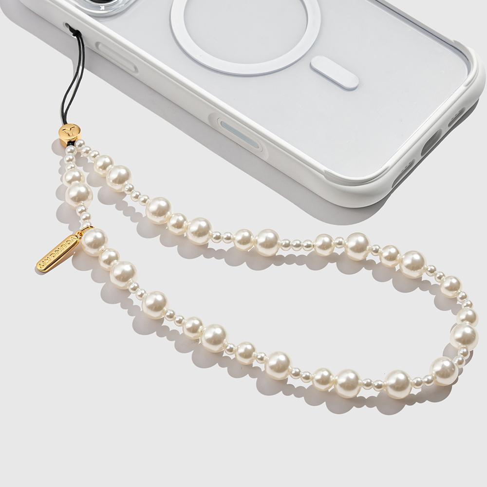 Youngkit Pearl Serisi İnci Tasarımlı Telefon Askı İpi 40cm - 1