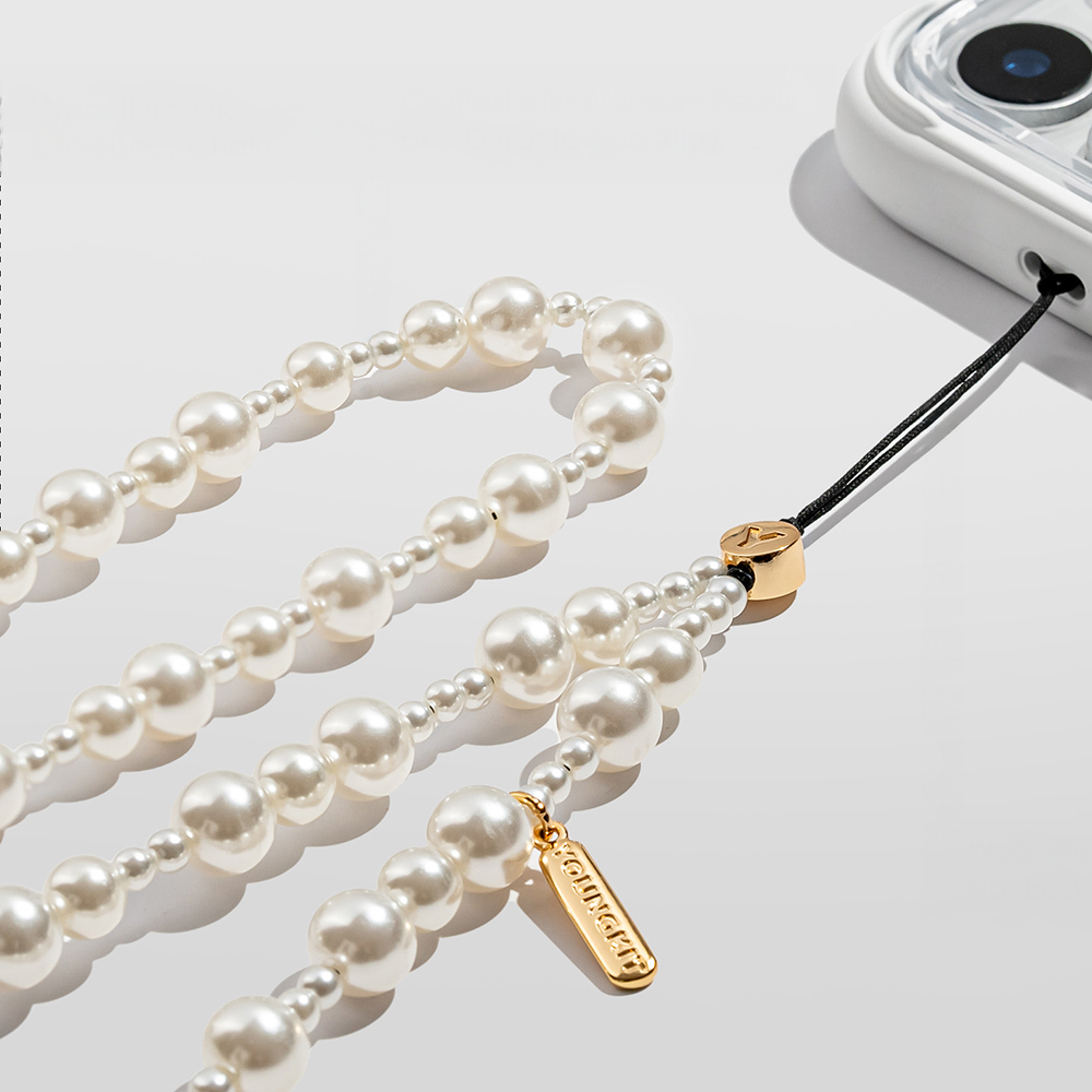 Youngkit Pearl Serisi İnci Tasarımlı Telefon Askı İpi 40cm - 7