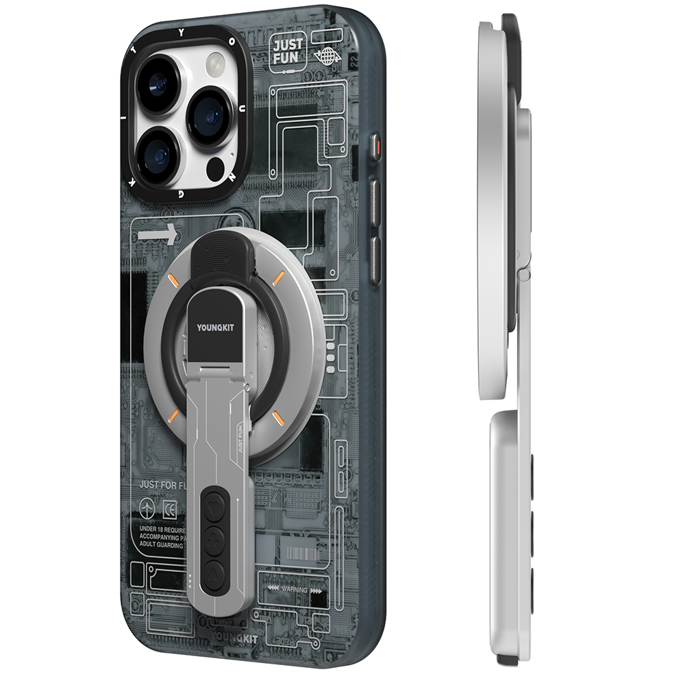 Youngkit Technology Serisi Telefon ve Tabletler için Magnetik Ring Stand - 21