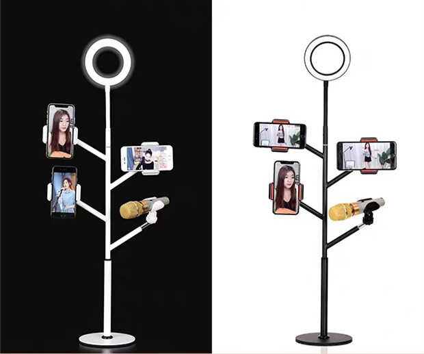 Zore Professional Live Stream Işıklı Telefon Tutucu Ring Light - 3