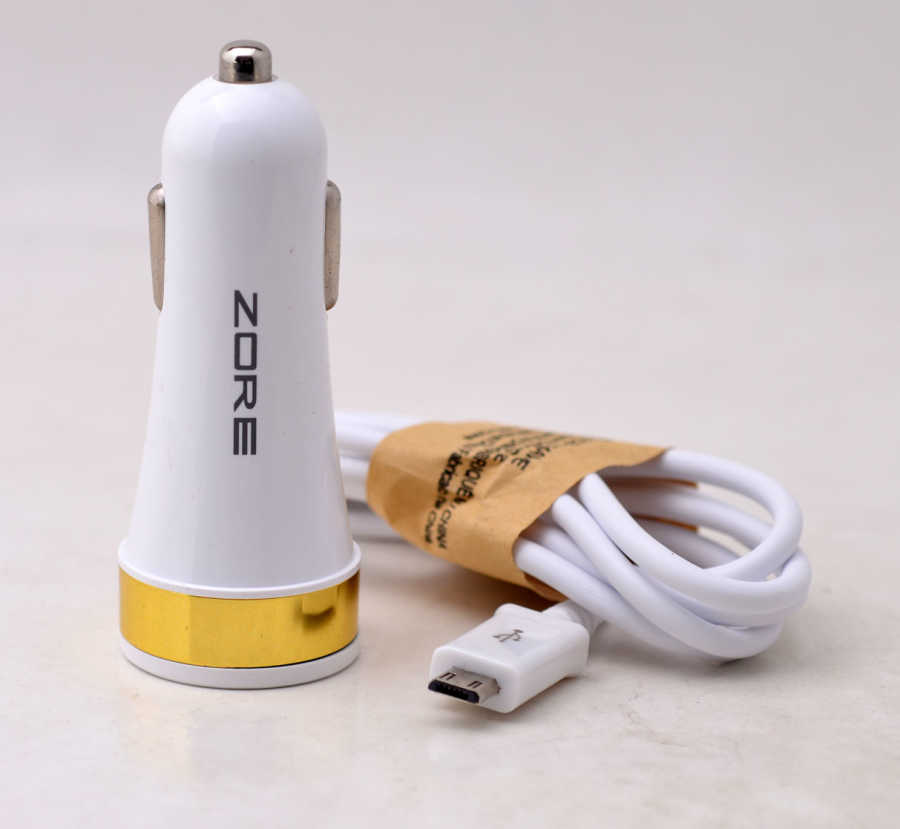 Zore 3 Usb li 2 in 1 Micro Araç Şarj Seti 3000 Mah - 4