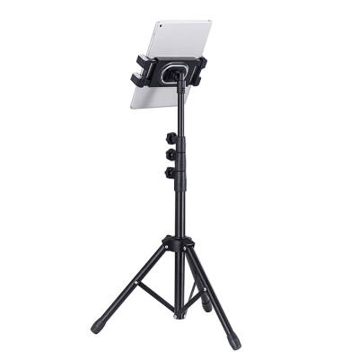 Zore ADV-306 Dört Kademeli Tablet ve Telefon Tutuculu Tripod Siyah